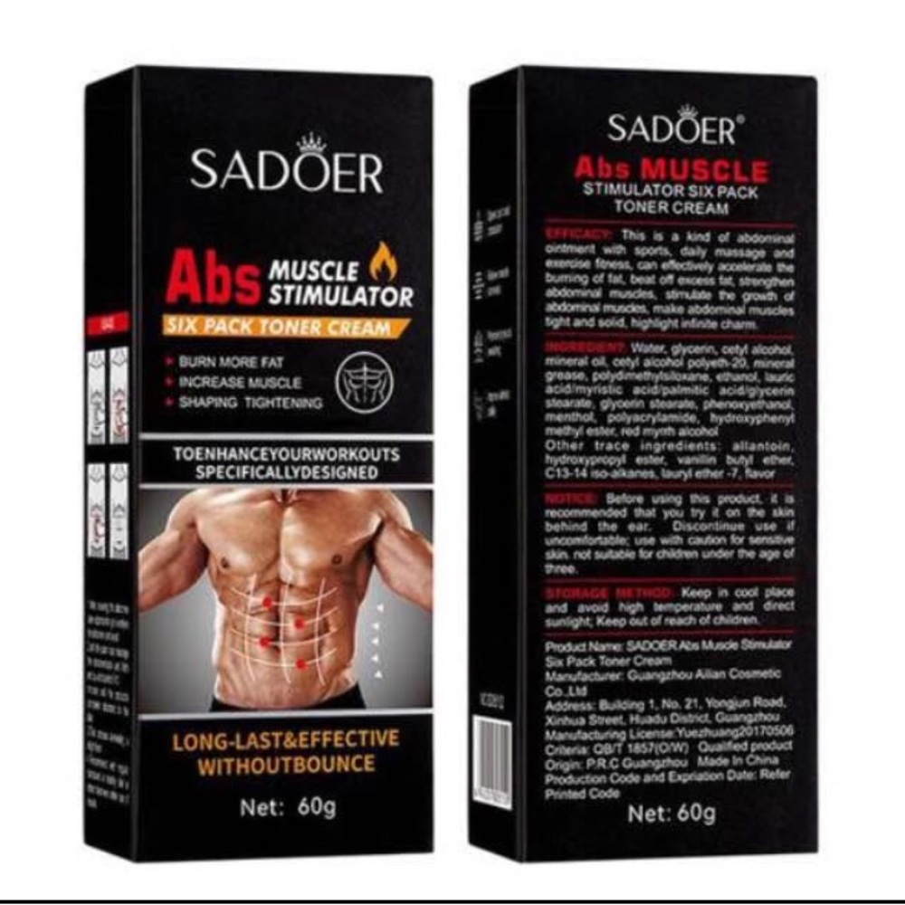 NEW Abs Muscle Stimulator Cream